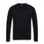 Front - Henbury Mens Cotton Acrylic V Neck Sweatshirt