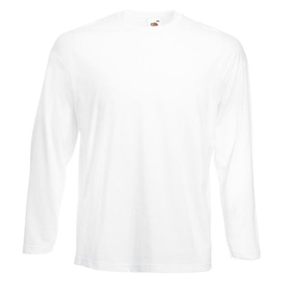 Front - Fruit of the Loom Unisex Adult Value Long-Sleeved T-Shirt