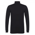 Front - Skinni Fit Mens Feel Good Stretch Roll Neck Top