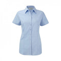 Front - Russell Collection Womens/Ladies Herringbone Formal Shirt