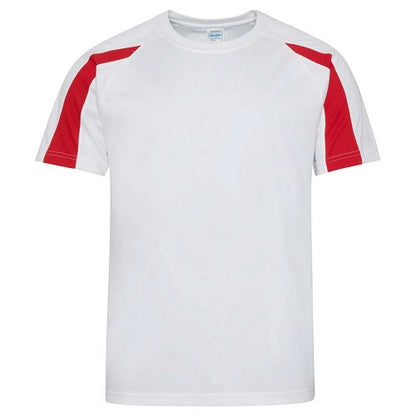 Front - AWDis Cool Mens Contrast Moisture Wicking T-Shirt