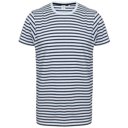 Front - SF Unisex Adult Striped T-Shirt