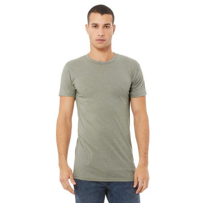 Front - Bella + Canvas Unisex Adult Urban Heather Long Length T-Shirt