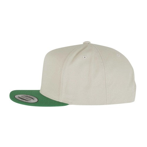 Front - Flexfit Unisex Adult Yupoong 5 Panel Snapback Baseball Cap