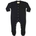 Front - Larkwood Baby Plain Sleepsuit