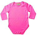 Front - Larkwood Baby Long-Sleeved Bodysuit