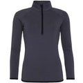 Front - AWDis Cool Womens/Ladies Half Zip Girlie Sweat Top