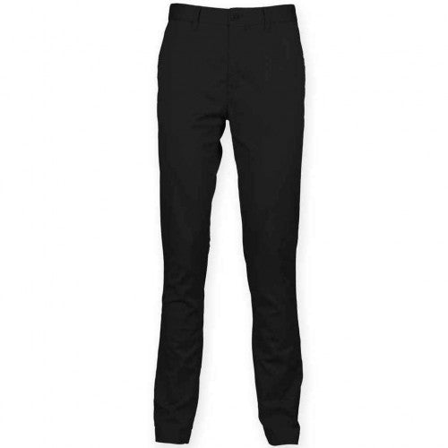 Front - Front Row Mens Stretch Chinos