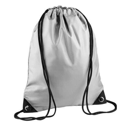 Front - Bagbase Premium Nylon Drawstring Bag