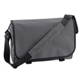 Front - Bagbase Contrast Detail Messenger Bag