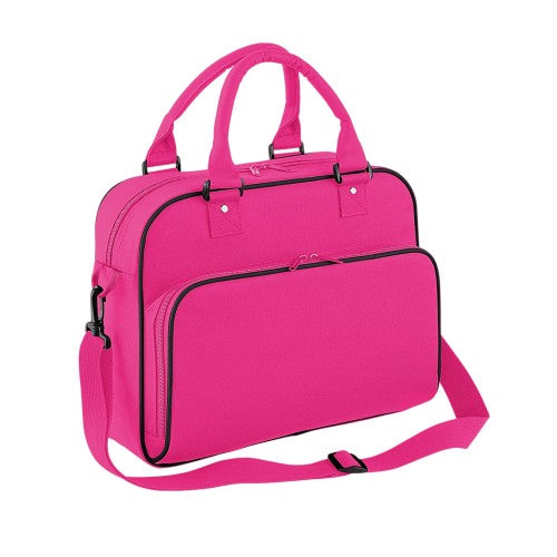 Front - Bagbase Piped Messenger Bag