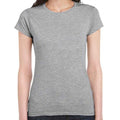 Front - Gildan Womens/Ladies Softstyle Ringspun Cotton Fitted T-Shirt