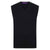 Front - Henbury Mens Cotton Acrylic V Neck Sleeveless Sweatshirt