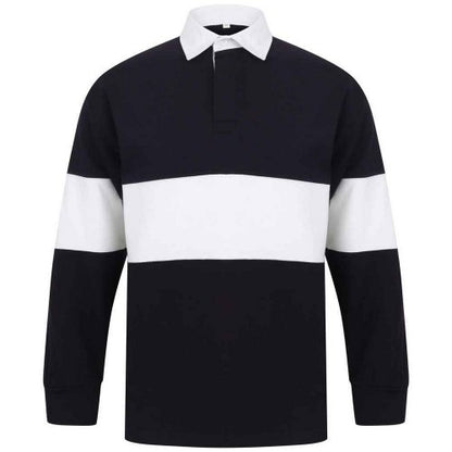Front - Front Row Unisex Adult Panelled Rugby Shirt