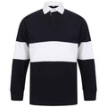 Front - Front Row Unisex Adult Panelled Rugby Shirt