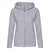 Front - Fruit of the Loom Womens/Ladies Premium Heather Zipped Lady Fit Hooded Jacket