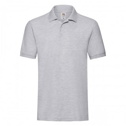Front - Fruit of the Loom Mens Premium Heather Polo Shirt