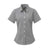 Front - Premier Womens/Ladies Gingham Short-Sleeved Shirt