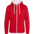 Front - Awdis Mens Varsity Full Zip Hoodie