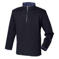 Front - Front Row Mens Soft Touch Zip Neck Sweatshirt