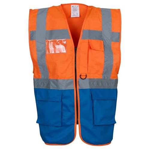 Front - Yoko Unisex Adult Executive Reflective Waistcoat