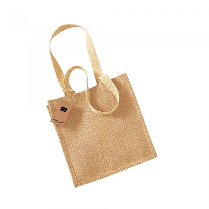Front - Westford Mill Compact Jute Tote Bag