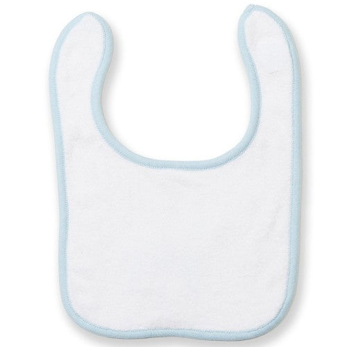 Front - Larkwood Terrycloth Contrast Bib