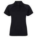 Front - Finden & Hales Womens/Ladies Piped Polo Shirt