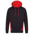 Front - Finden & Hales Mens Contrast Hoodie