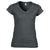Front - Gildan Womens/Ladies Softstyle Heather V Neck T-Shirt
