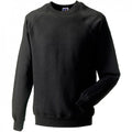 Front - Russell Mens Spotshield Raglan Sweatshirt