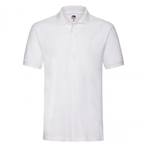 Front - Fruit of the Loom Unisex Adult Premium Cotton Pique Polo Shirt