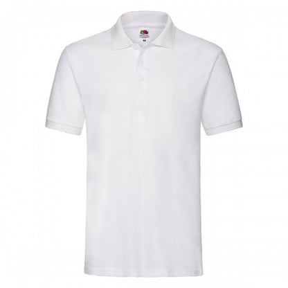 Front - Fruit of the Loom Unisex Adult Premium Cotton Pique Polo Shirt