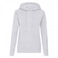Front - Fruit of the Loom Womens/Ladies Classic Hooded Lady Fit Sweatshirt
