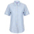 Front - Henbury Womens/Ladies Oxford Short-Sleeved Formal Shirt