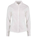 Front - Kustom Kit Womens/Ladies Mandarin Collar Long-Sleeved Shirt