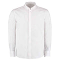 Front - Kustom Kit Mens Mandarin Collar Long-Sleeved Shirt