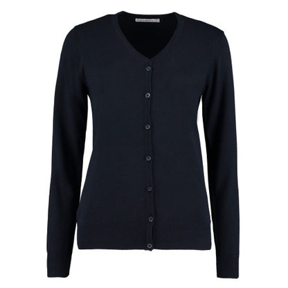 Front - Kustom Kit Womens/Ladies Arundel V Neck Cardigan