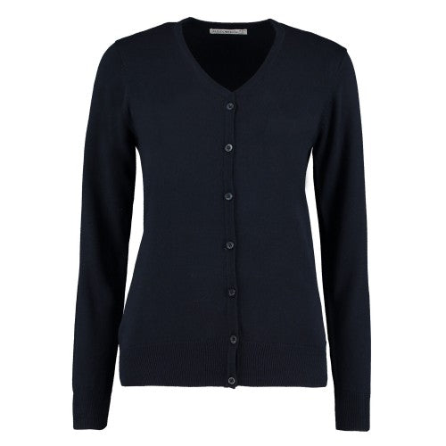 Front - Kustom Kit Womens/Ladies Arundel V Neck Cardigan