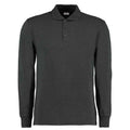 Front - Kustom Kit Mens Pique Long-Sleeved Polo Shirt