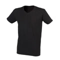 Front - SF Men Mens Stretch V Neck T-Shirt