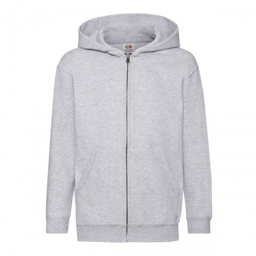 Front - Fruit Of The Loom Childrens/Kids Classic Full Zip Hoodie
