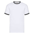 Front - Fruit of the Loom Mens Contrast Ringer T-Shirt