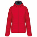 Front - Kariban Womens/Ladies Lightweight Hooded Padded Jacket