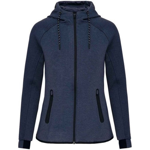 Front - Proact Womens/Ladies Performance Hooded Jacket