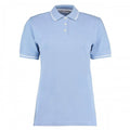 Front - Kustom Kit Womens/Ladies St Mellion Cotton Pique Tipped Polo Shirt