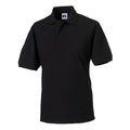 Front - Russell Mens Polycotton Pique Hardwearing Polo Shirt