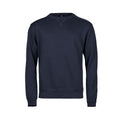 Front - Tee Jays Mens Ribber Interlock Crew Neck Sweatshirt