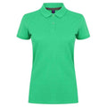 Front - Henbury Womens/Ladies Cotton Pique Modern Polo Shirt