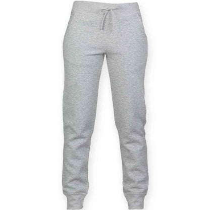 Front - SF Minni Childrens/Kids Heather Cuffed Slim Jogging Bottoms